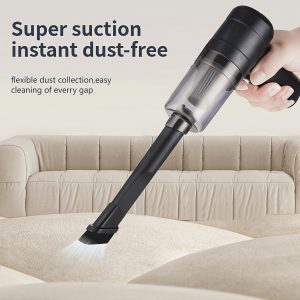 1pc Handheld Vacuum Cleaner with USB Charging, Portable 2-in-1 Suction Blower, 36V Max, 3KPa Power, 1800mAh Rechargeable Lithium Battery, Quiet Operation at 50dB, for Home, Office, Car, Pet Hair, Travel - Includes Multiple Accessories
