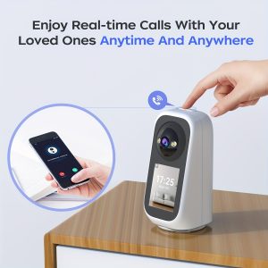 1296P Full HD Indoor Security Camera with Two-Way Audio, 360° PTZ, 5G & 2.4G WiFi, 7.11cm Color Screen, Auto Tracking, Full Color Night Vision - Ideal for Remote Viewing of Elderly, Teens, and Pets, Remote Monitoring | Contemporary Tech Device | Highquality Visuals, Cameras for Home Security