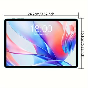 Teclast P30 Tablet, 10.1-inch LCD Display, Android 14, 1.8GHz Allwinner A523 Octa-Core, 4GB RAM, 64GB ROM, Wi-Fi, 6000mAh Battery, Type-C, 5MP Dual Camera, Aluminum Alloy, Includes Toughened Film & Accessories Bundle