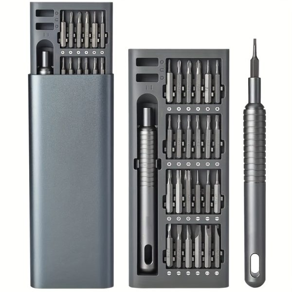 24in 1 professional repair kit! Multi functional precision screwdriver set for disassembly, repair, and maintenance of mobile phones and tablets - complete tool drill bit disassembly set with portable carrying case