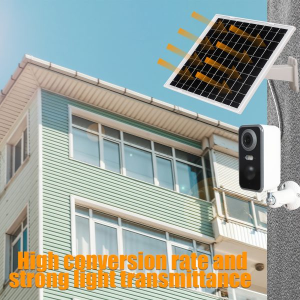 1/2pcs, 5V7W High Efficiency Solar Panels, for Outdoor Built-in Battery Security Camera, Fan, String of Small Lights. Solar Panels Fast Power Generation, USB MICRO+Type-c