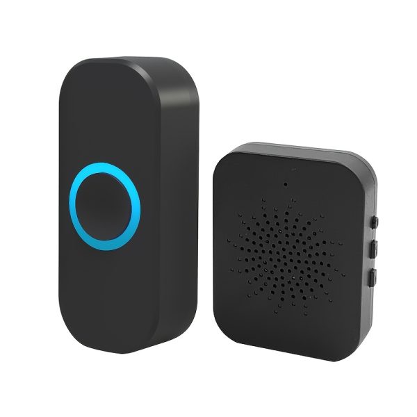 Smart Doorbell with 20 Chimes - USB Powered, Long-Range Remote Control, Non-Rechargeable Battery, Home Security System - Perfect Christmas Gift