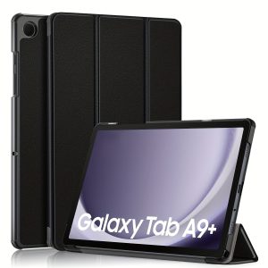 For Galaxy A9 Plus 11-Inch Faux Leather Tablet Case- Lightweight, Non-Slip, Scratch-Resistant with Smart Auto Sleep/Wake Kickstand Function