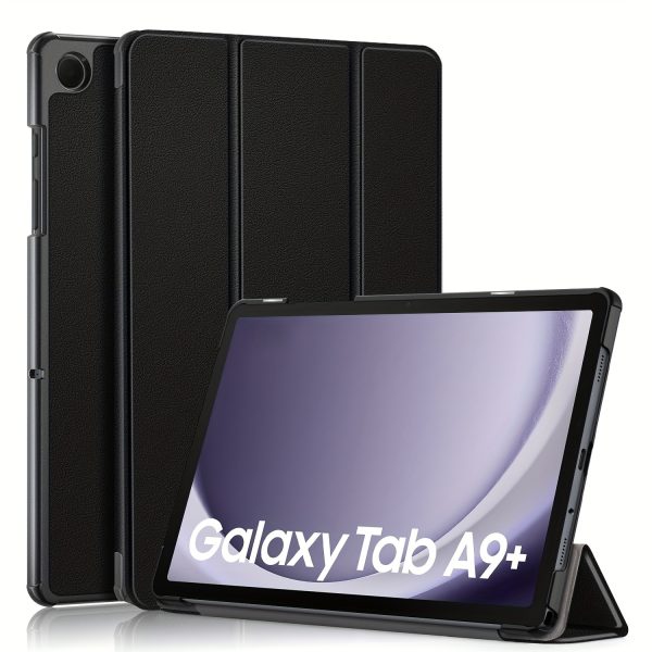For Galaxy A9 Plus 11-Inch Faux Leather Tablet Case- Lightweight, Non-Slip, Scratch-Resistant with Smart Auto Sleep/Wake Kickstand Function