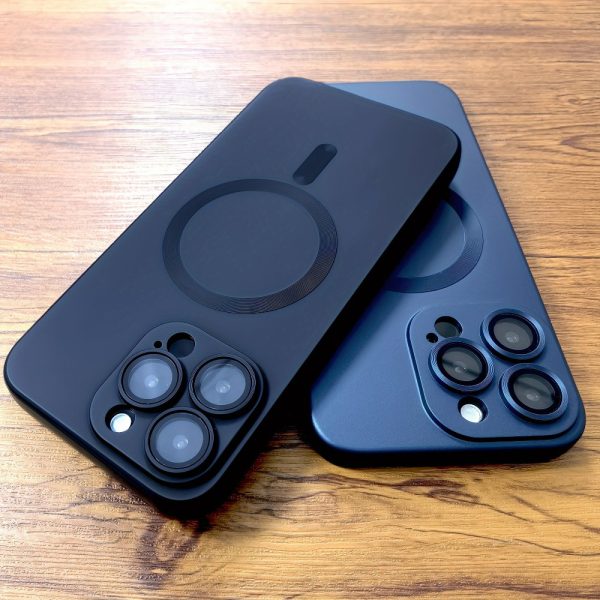 Premium Matte Lens Protection Magnetic TPU Phone Case, Suitable for iPhone 16 15 14 13 12 11 Pro Max 14Plus 15Plus 16Plus Wireless Charging Soft Case