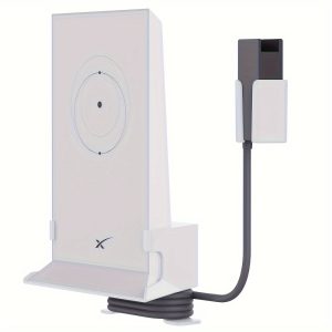 2 in 1 Wall Mounting Kit for StarLink Mesh WiFi Router V2, ABS Material, Easy Install, Includes Wall Bracket for Router & Ethernet Adapter, No Power Required