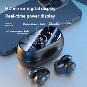 New Fashionable M47 Wireless Headphones with High Appearance and Sound Quality, Charging Case Not Included in Ear Clip-on Comfortable Headphones for Boyfriend or Girlfriend