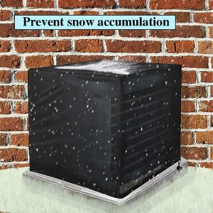 Winter Protective Cover for Outdoor Air Conditioner Unit and Rainproof Generator Cover, Durable Fabric Material, Air Conditioner, Generator