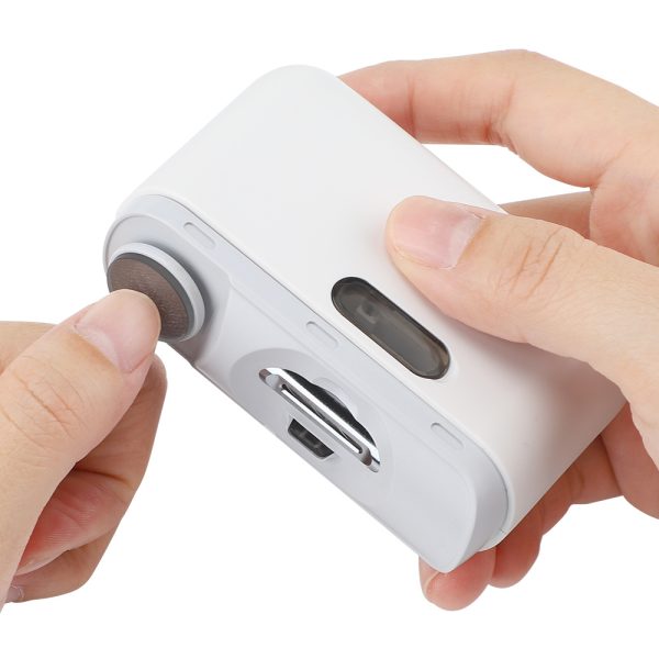 2 In 1 Electric Automatic Nail Clipper Polishing Fingernail Trimmer Manicure