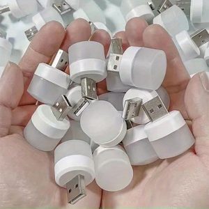 10pcs Mini USB Night Light Warm White Eye Protection Reading Lamp USB Plug Computer Mobile Power LED Night Light