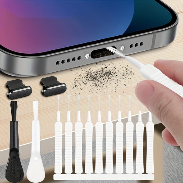 10pcs Dust Plug Kit With Cleaning Brush For Computer, Laptop, Keyboard, Electronic Organ, And Musical Instruments - Protects Against Dust And Debris