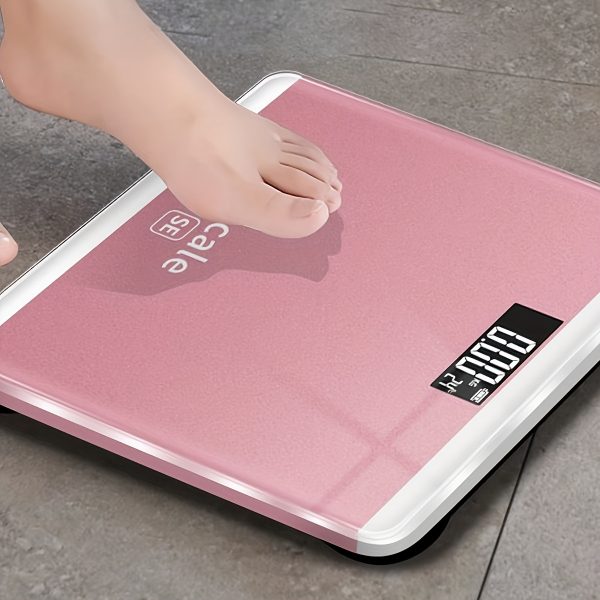 1pc Rose Golden Mini Weight Scale, Household Electronic Scale, Smart Body Weight Scale, Weighing Electronic Scale, SE