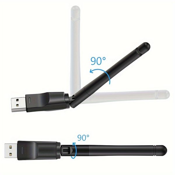 Mini USB WiFi Adapter 150Mbps Wireless Network USB WiFi Wireless Transmitter Set Top Box IPTV Wireless Receiver Card Network Card Wi-Fi Receiver For PC Desktop Laptop 2.4GHz