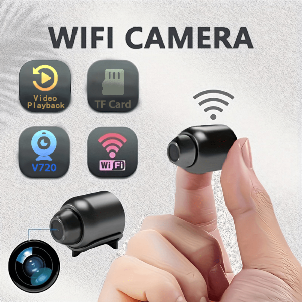 Wireless camera, smart wireless camera, mobile phone remote app, watch anytime, anywhere, good housekeeper assistant, wireless camera, can be remotely viewed (SD card not included) USB plugged in