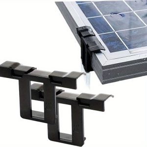 10/20pcs Solar Wind Power Parts Accessories Solar Panel Drainage Clip PV Module Cleaning Clip Drainage Photovoltaic Panel