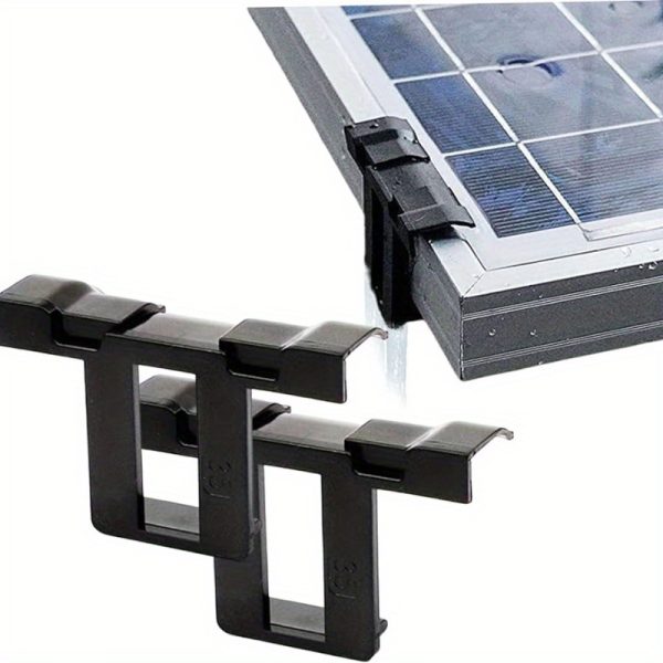 10/20pcs Solar Wind Power Parts Accessories Solar Panel Drainage Clip PV Module Cleaning Clip Drainage Photovoltaic Panel