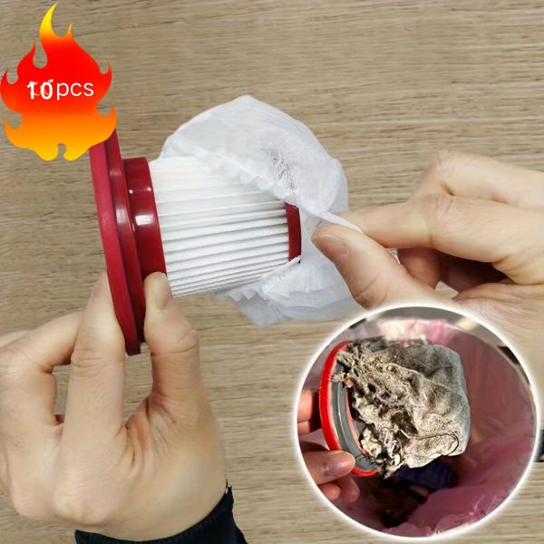 10pcs/30pcs, Disposable Vacuum Cleaner Filter Replacement, Universal Non-Woven Fabric Filter Accessories for Vacuum Cleaner