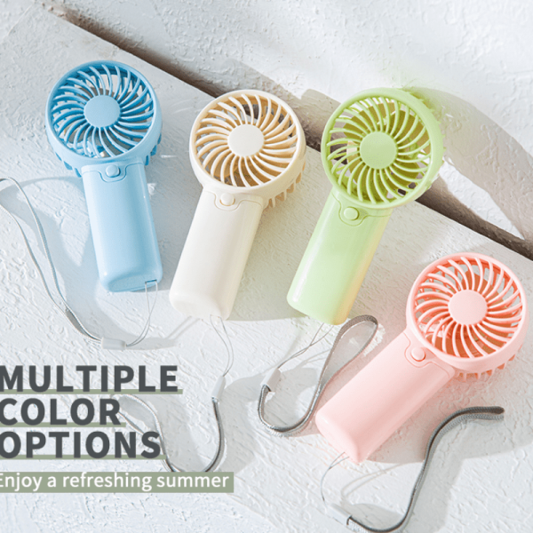Battery Operated Mini Portable Fan, Lightweight Handheld Fan - Ideal for Office, Outdoor, Traveling and Camping - Stay Cool Anytime, Anywhere! (Requires AAA batteries, not included)