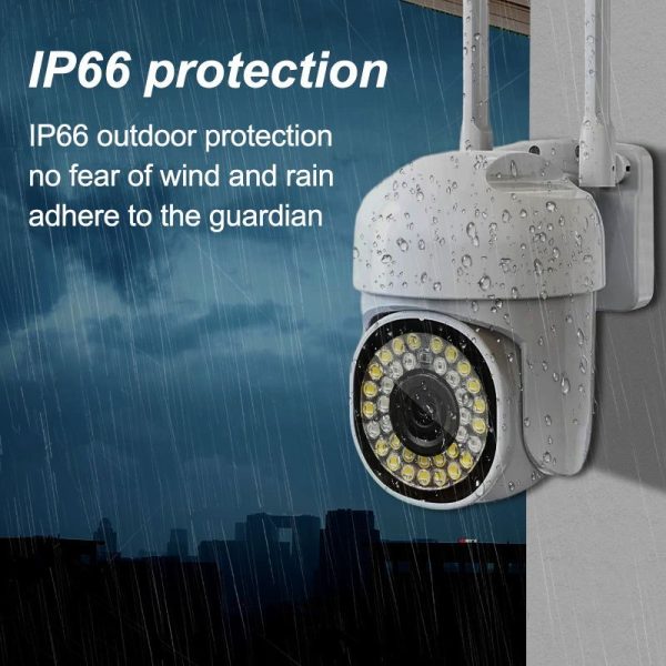 1 2MP Wireless Wifi Security Camera, 355 ° Gimbal,, Color Night Vision, Artificial Intelligence Motion Detection, Two-Way Audio, Real-Time Video Recording, Indoor/ Outdoor, USB Power Supply, 2.4Ghz Smart Home - Holiday Gift