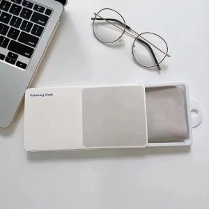 Premium Nano-Texture Polishing Cloth for Apple Devices - 1:1 Screen Cleaning Cloth with Microfiber Material, Ideal for iPhone, for iPad, Mac, iPod Pro & for Apple Watch Display, Includes Protective Case