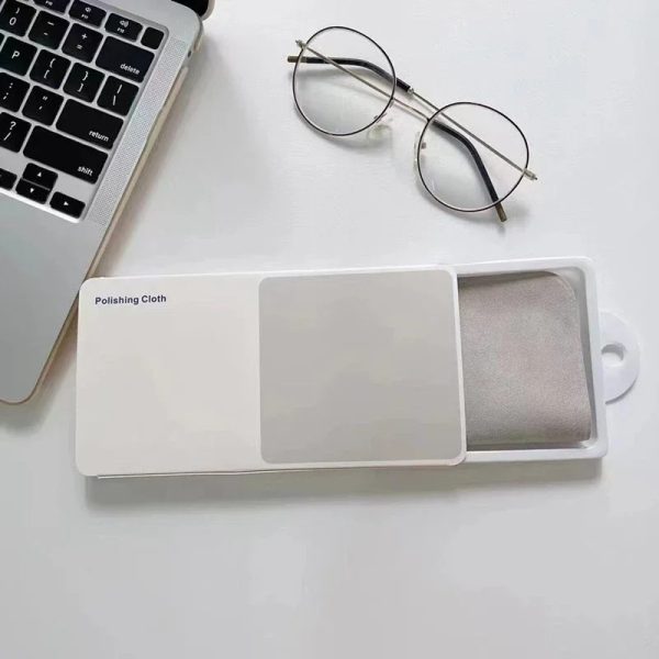 Premium Nano-Texture Polishing Cloth for Apple Devices - 1:1 Screen Cleaning Cloth with Microfiber Material, Ideal for iPhone, for iPad, Mac, iPod Pro & for Apple Watch Display, Includes Protective Case