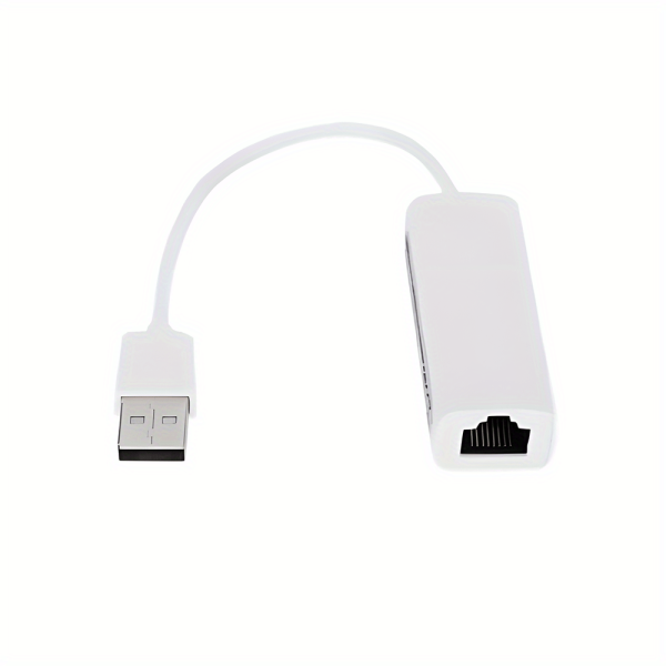 USB to Ethernet Adapter, 100Mbps USB 2.0 to RJ45 LAN Wired Network Adapter Compatible with Smartthings, USB Powered Ethernet Connector for PC, Laptop, Windows, Notebook, Desktop, MacBook
