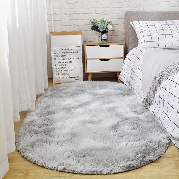 Luxury Soft Fluffy Area Rug - Non-Slip, Machine Washable - Plush Comfort Single Piece for Living Room, Bedroom, Bedside, Game Room, Dorm, Sofa Décor - Polyester, Dry Clean, Under 1.8m Side, Under 2.16m²
