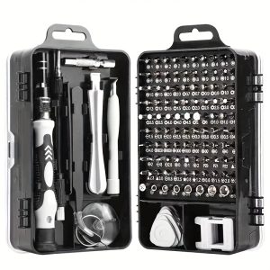115pcs/set Precision Screwdriver Set - Multi functional Electronic Screwdriver Kit - Watch Mobile Phone Disassembly and Repair Screwdriver Tool Set - Automotive Precision Screwdriver Repair Kit