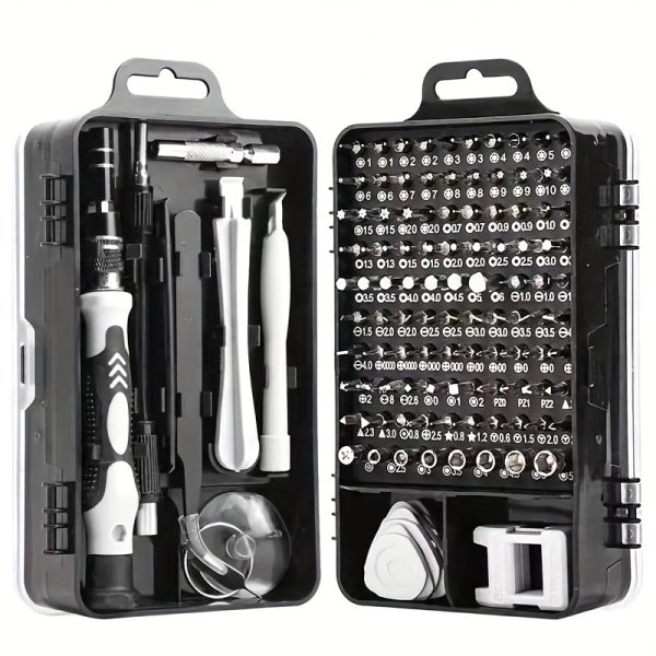 115pcs/set Precision Screwdriver Set - Multi functional Electronic Screwdriver Kit - Watch Mobile Phone Disassembly and Repair Screwdriver Tool Set - Automotive Precision Screwdriver Repair Kit