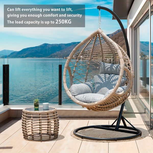 3pcs Heavy Duty Steel Swing Chair Spring Set - Weatherproof, Includes Springs & Hooks for Indoor/Outdoor Comfort and Safety