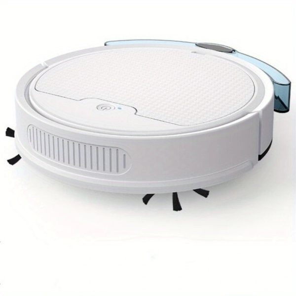 1pc Smart 3-in-1 Portable Robot Vacuum Cleaner and Mop with Large Water Tank, USB Rechargeable, 36V Max, Wireless, 20min Runtime, App Control, for Home Cleaning