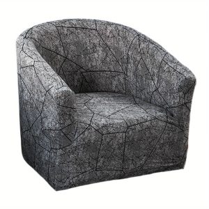 Sofa Chair Cover Single Sofa Cover Semi-circular Sofa Cover One Piece Prosperity 65*90cm