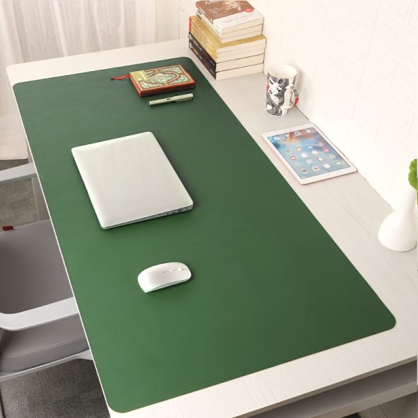 1pc Pu Leather Mouse Pad Large Size Waterproof And Stainproof Multi-function Mouse Pad Office, Leather Desk Pad, Laptop Pu Leather Mouse Pad, Non-slip Desk Pad