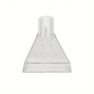 Clear Plastic Swivel Head Vacuum Cleaner Attachment - 38mm Brush Nozzle for Sofa, Carpet, and Hard-to-Reach Areas - Rotating Cleaning Tool for Industrial & Commercial Use
