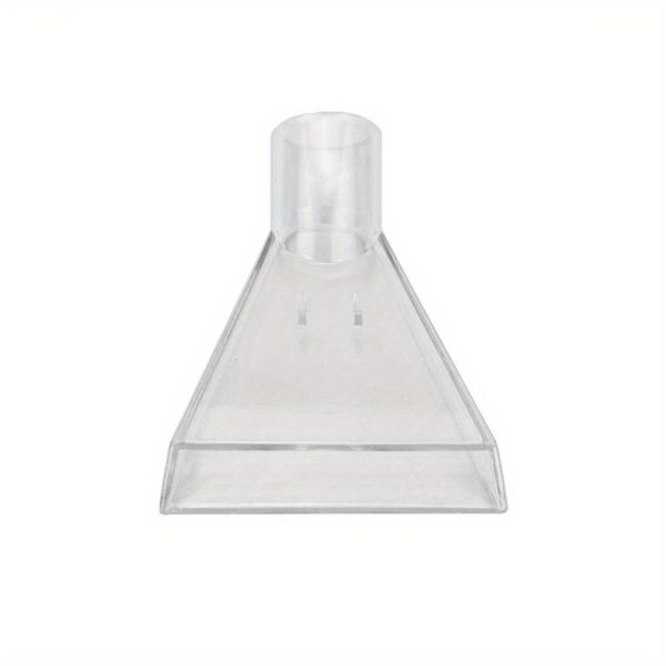Clear Plastic Swivel Head Vacuum Cleaner Attachment - 38mm Brush Nozzle for Sofa, Carpet, and Hard-to-Reach Areas - Rotating Cleaning Tool for Industrial & Commercial Use
