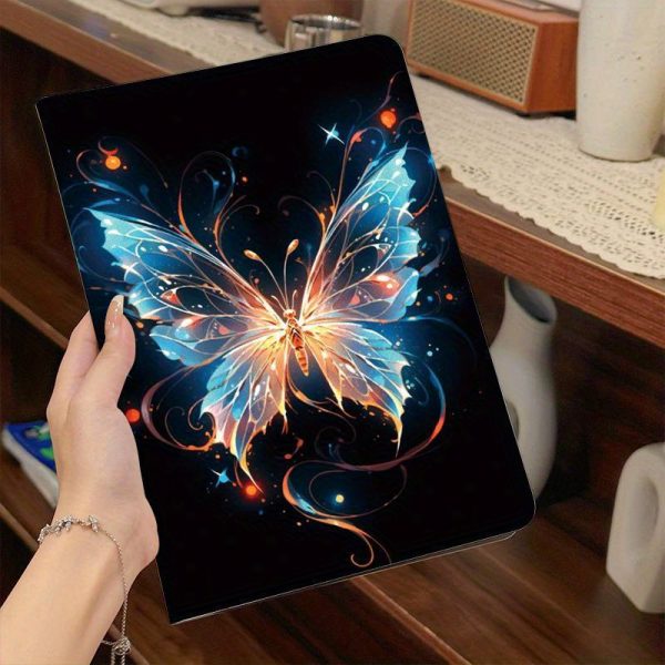 for Samsung Galaxy Tab S7/ S8( SM-X700/ X706/ T870/ T875/ T878) ( 11 inches) S7+( SM-T970/ T975/ T976/ T978) / S8+( SM-X800/ X808/ X806/ X806B/ X806U/ X806N) ( 12. 4 inches) S9( SM-X710, SM-X716, SM-X718, 2023) S9 FE( 2023 SM-X510N/ SM-X516B/ SM-X518U) ( 10. 9 inches) S9+( SM-X810/ X816B/ X818U) S9 FE+( SM-X610/ X616B) Sleep/ Wake Support, Computers and Accessories Tablet Case Starlight Butterfly Pattern