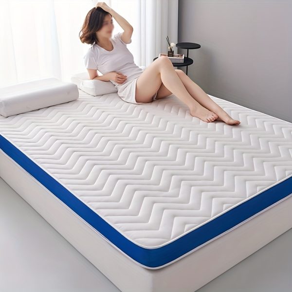 Memory Foam Slow Rebound Sponge Mattress, 25D High Density, Single Person Bed, Double Bed, Four Seasons, Polyester Material, Knitting Weaving Method, Non-Electric, No Wooden Materials, for Bedroom Furniture
