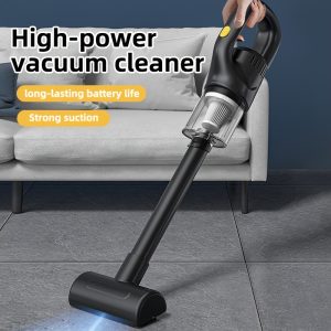 Ultra-Powerful Cordless Handheld Vacuum Cleaner with High Suction - Lightweight, Rechargeable 1800mAh Battery, USB Charging, Ideal for Home, Car & Office Use