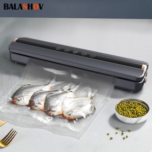 BALASHOV Vacuum Sealer Machine for Food Saver, Wireless portable vacuum sealer with 10 Bags, USB Charging, Air Sealing Dry/ Moist/ External Vacuum System Modes, Easy To Use, Clean And Storage For Home Kitchen