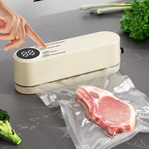1pc Multi-Functional Automatic Food Sealer, Portable Wireless Vacuum Sealer with Snack Bag Sealing, External Suction & Inflation, Long-Term Food Preservation, Compact & Easy-to-Use Design, Ideal for Kitchen & Outdoor Picnics, USB Rechargeable, 36V Max, 1200mAh Lithium Battery