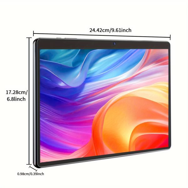 YOBANSE 25.4 cm Android 13 Tablet with 6GB RAM, 64GB ROM, WiFi, Dual Camera, HD Touch Screen, USB-C Charging, Rockchip Processor, Mali-G31 GPU, 1280x800 Resolution