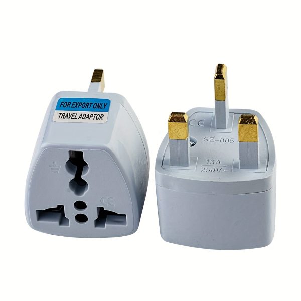 New UK Travel Adapter, UK plug US To UK Travel Plug Adapter, Travel Essentials For USA To Dubai Scotland British England Hong Kong Irish More, Type G Adapter