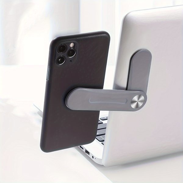 Magnetic Dual Monitor Mount, Portable Phone Stand, Laptop Expansion Bracket, Efficient Office Work, Compatible with Desktop & Laptop Computers, Durable Plastic Material