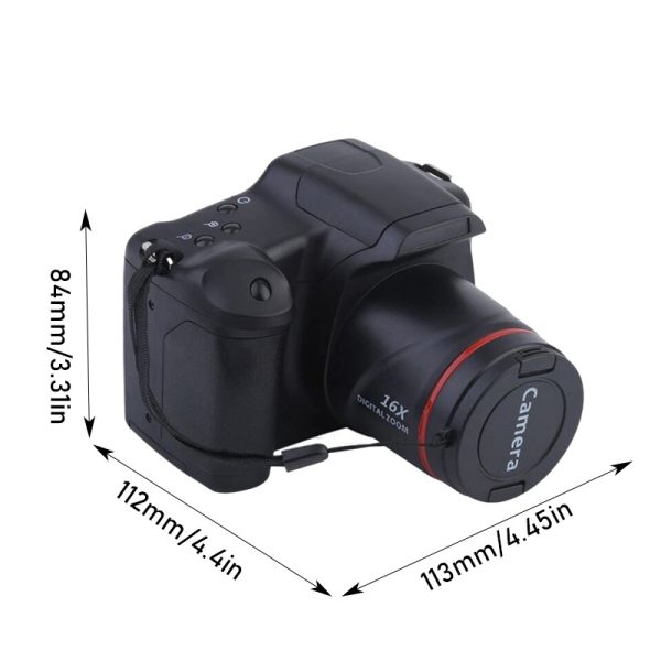 An Entry-Level Digital Zoom Camera, Featuring 1080P HD Resolution And Equipped with a CMOS Sensor for Clear Imaging. Made of Durable ABS Material, It Is Visually Appealing And Makes an Ideal Birthday Gift, Suitable for Everyday Recording, Family Gatherings, And Outdoor Trips.