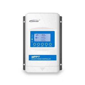 EPever XTRA Series MPPT Solar Charge Controller, Auto Shut-Off, 12V-48V Compatible, Hard-Wired Power Supply, Accepts Below 50V, for 1206N/2210N/3415N Solar Panels