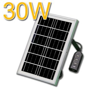 30W Portable Solar Charger with USB - Safe & Reliable Outdoor Power Bank for Phones, Tablets, and Smartphones - Magnetic Material, Ideal for Hiking, Camping, and Home Use