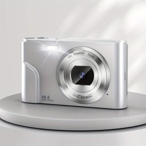 SONGDIAN 48 Megapixel 1080P HD Digital Camera, Newly Upgraded 16x Digital Zoom, 2.4-inch LCD, Macro Lens, Manual Exposure Control, USB Charging, Lithium Battery-Polymer, 700mAh, Fixed Focus, with 32G TF Card, for Vlog, Teenagers, Beginners, Thanksgiving and New Year Gifts