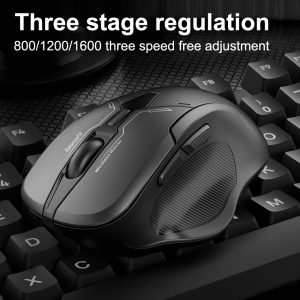 Wireless Mouse, 2.4G USB Computer Mouse, Ergonomic Optical Mouse, 6 Buttons, Plug and Play, Long Life, Portable Wireless Mouse for PC, Laptop, MAC, Chromebook
