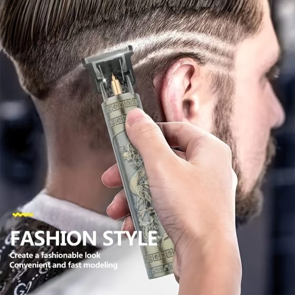 1pc, Professional Electric Hair Clipper, USB Rechargeable Men'S Grooming Tool, 36V Battery Operated, Ideal Gift for Father and Lover, Design, Fashionable Style