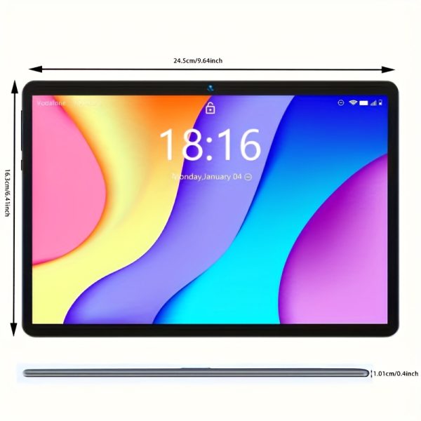 BMAX I9 Plus Tablet - for Android 14, 25.65cm HD Display (1280x800), Quad-Core RK3562, 4GB for RAM Expandable to 12GB, 64GB Storage, Dual Cameras (2MP Front & 5MP Back), Type-C, 6000mAh Battery, WiFi & Wireless 6, with Free Case - Perfect for Gifting, BMAX